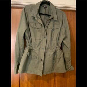 Army green utility jacket!